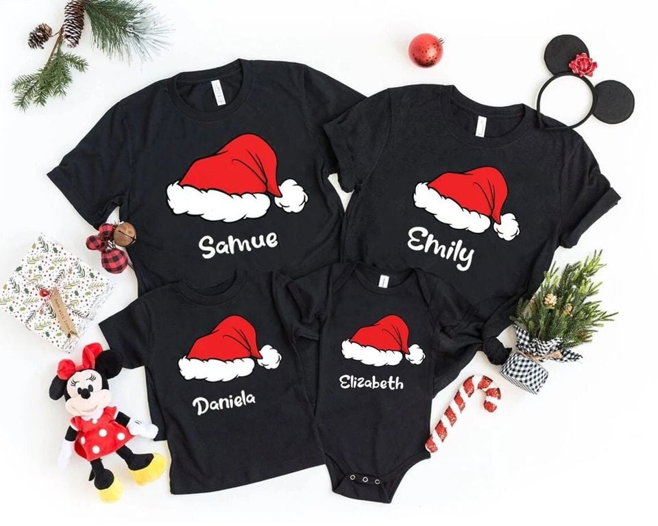 Personalized Matching Family Christmas Shirts
