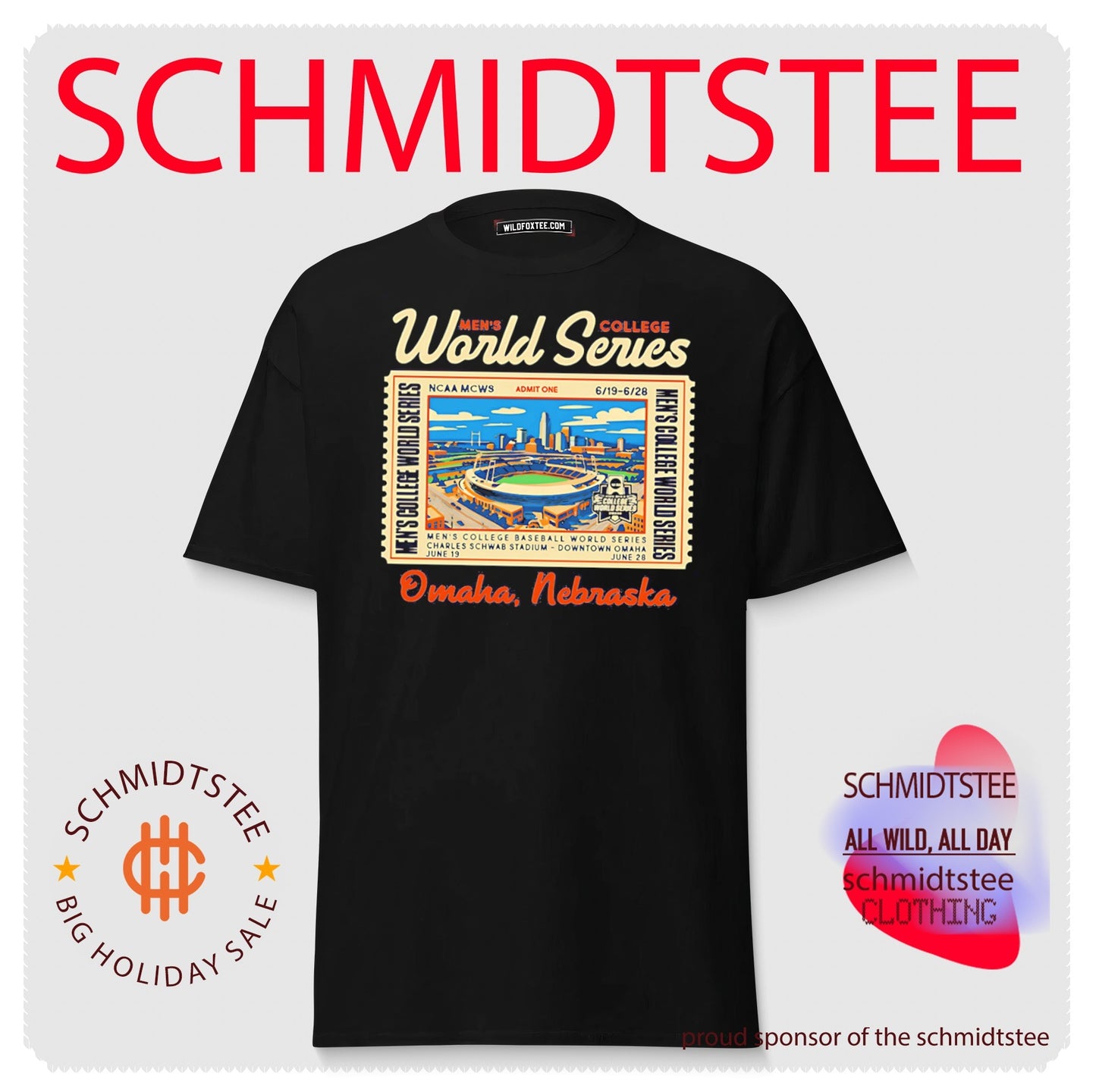 2026 Men’s College World Series Ticket shirt