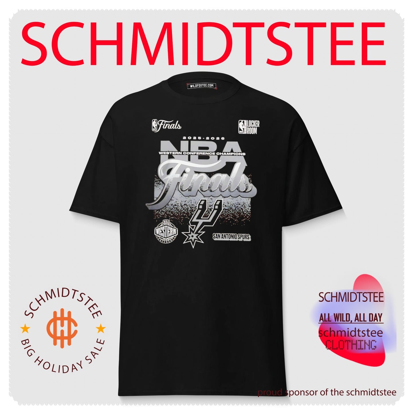 2026 NBA Western Conference Champions San Antonio Spurs shirt