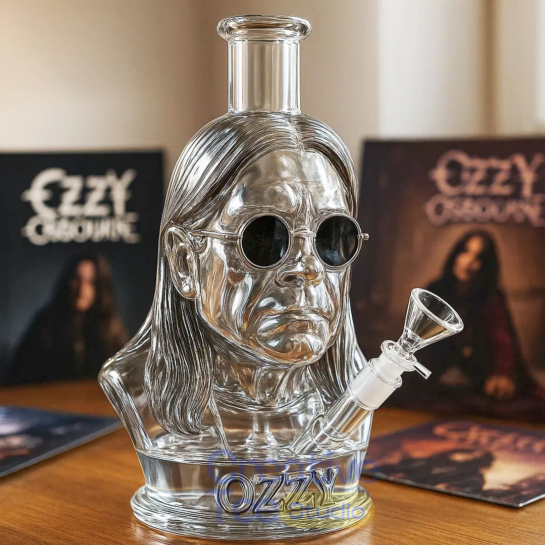 Ozzy Osbourne Prince of Darkness Glass Bong