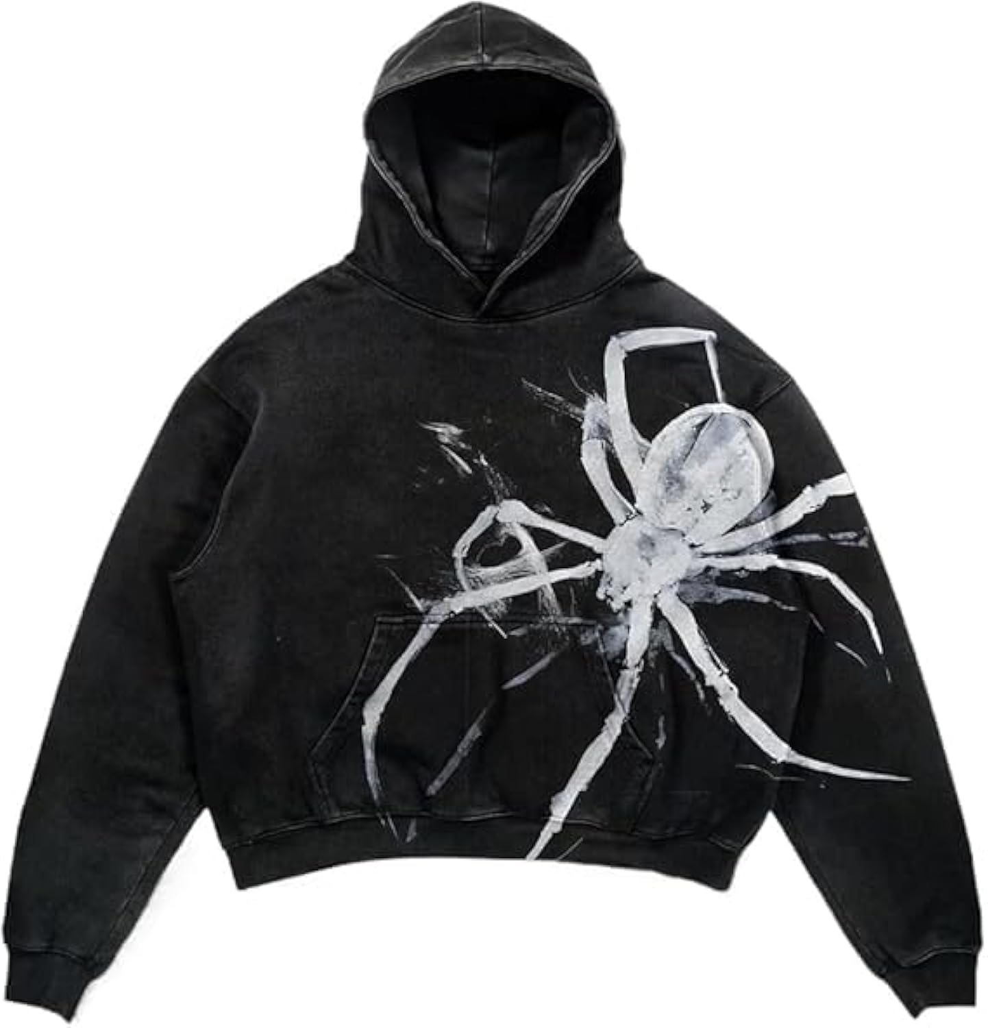 Unisex Spider/Skull Horror Hoodie Y2K Dark Streetwear Gothic Punk High Street Fashion Halloween Must-Have