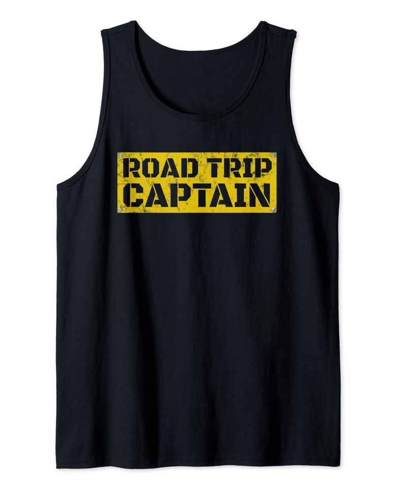 Road Trip Captain Rv Summer Camping Travel Tank Top