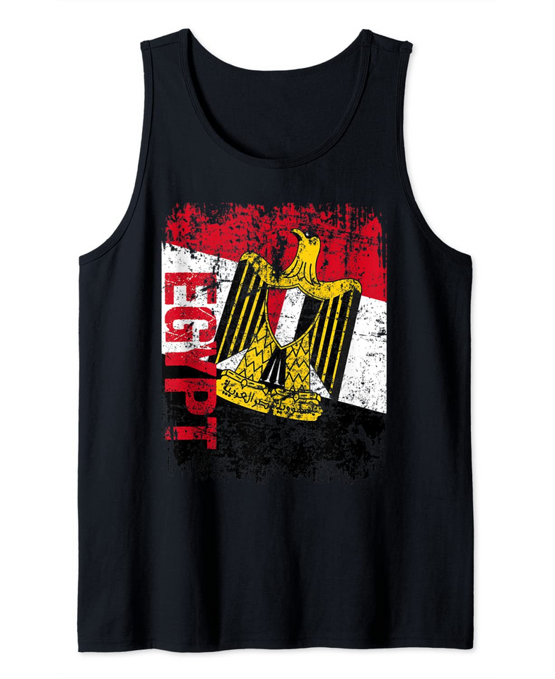 EGYPT EGYPTIAN Flag Vintage Distressed EGYPT Tank Top
