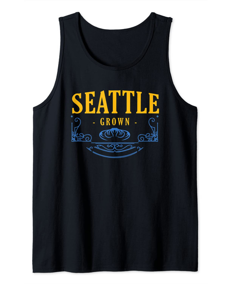 Seattle Grown Washington American Tank Top