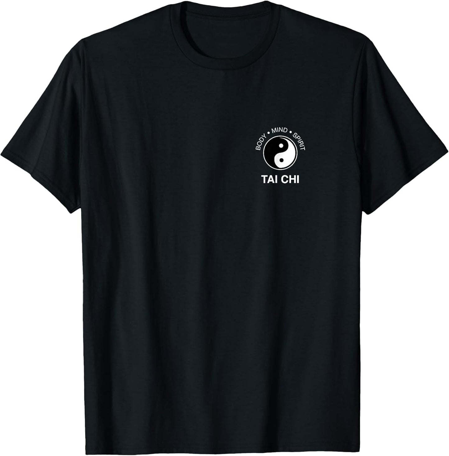 Tai Chi for Mind Body Wellness Yin Yang T-Shirt Small