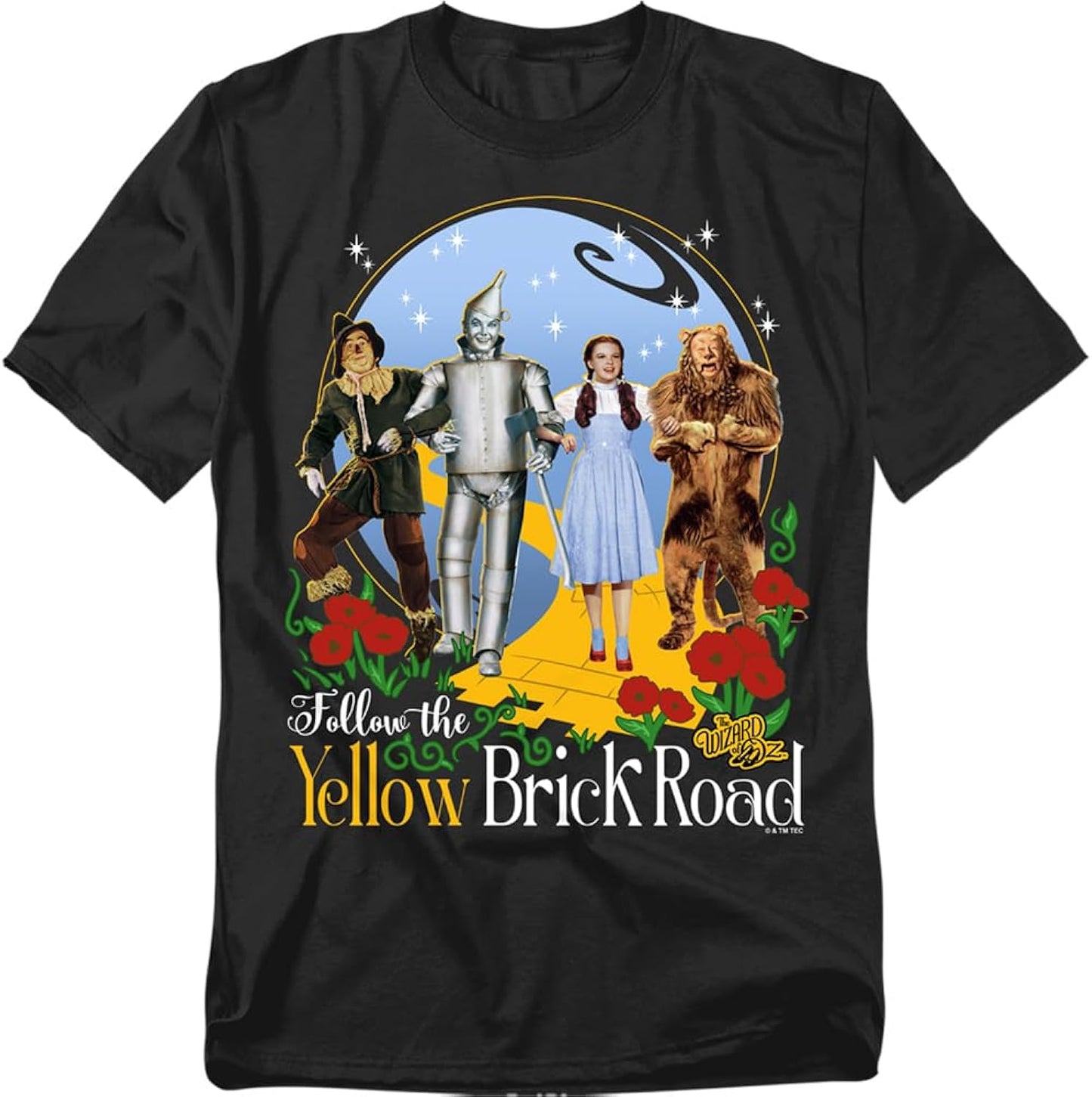 The Wizard of Oz Yellow Brick Road Unisex Adult T Shirt