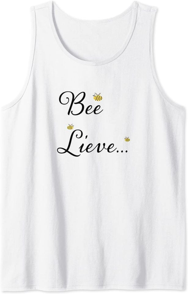 Cute Bees Tank Top Motivational Bee Lieve