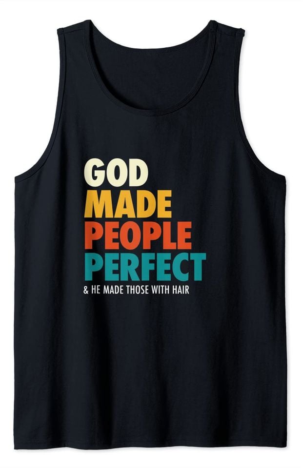 Bald Jokes Tank Top Baldness Gag Gift Father's Day