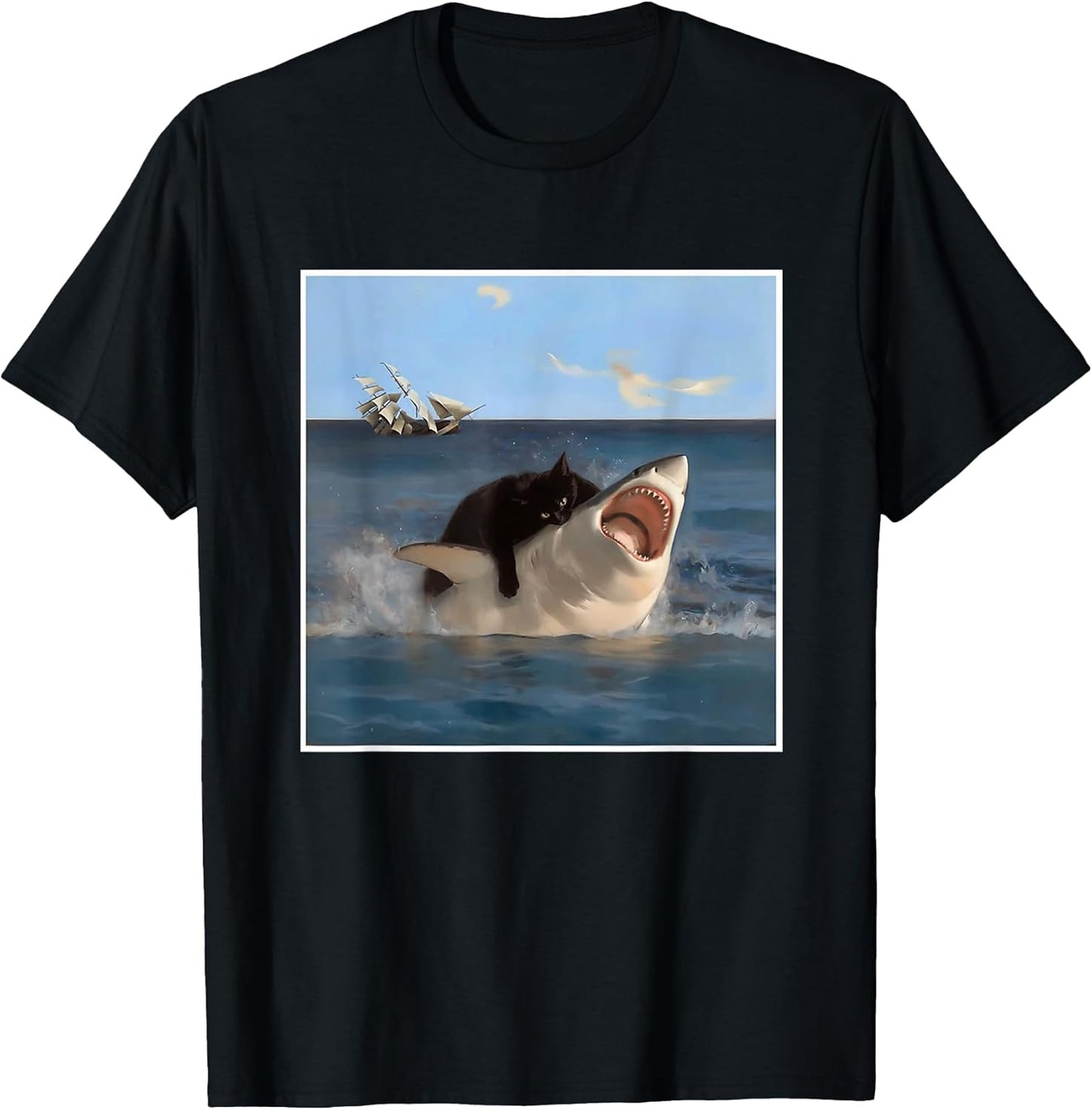 funny Humorous Playful gift ideas Cat and Shark