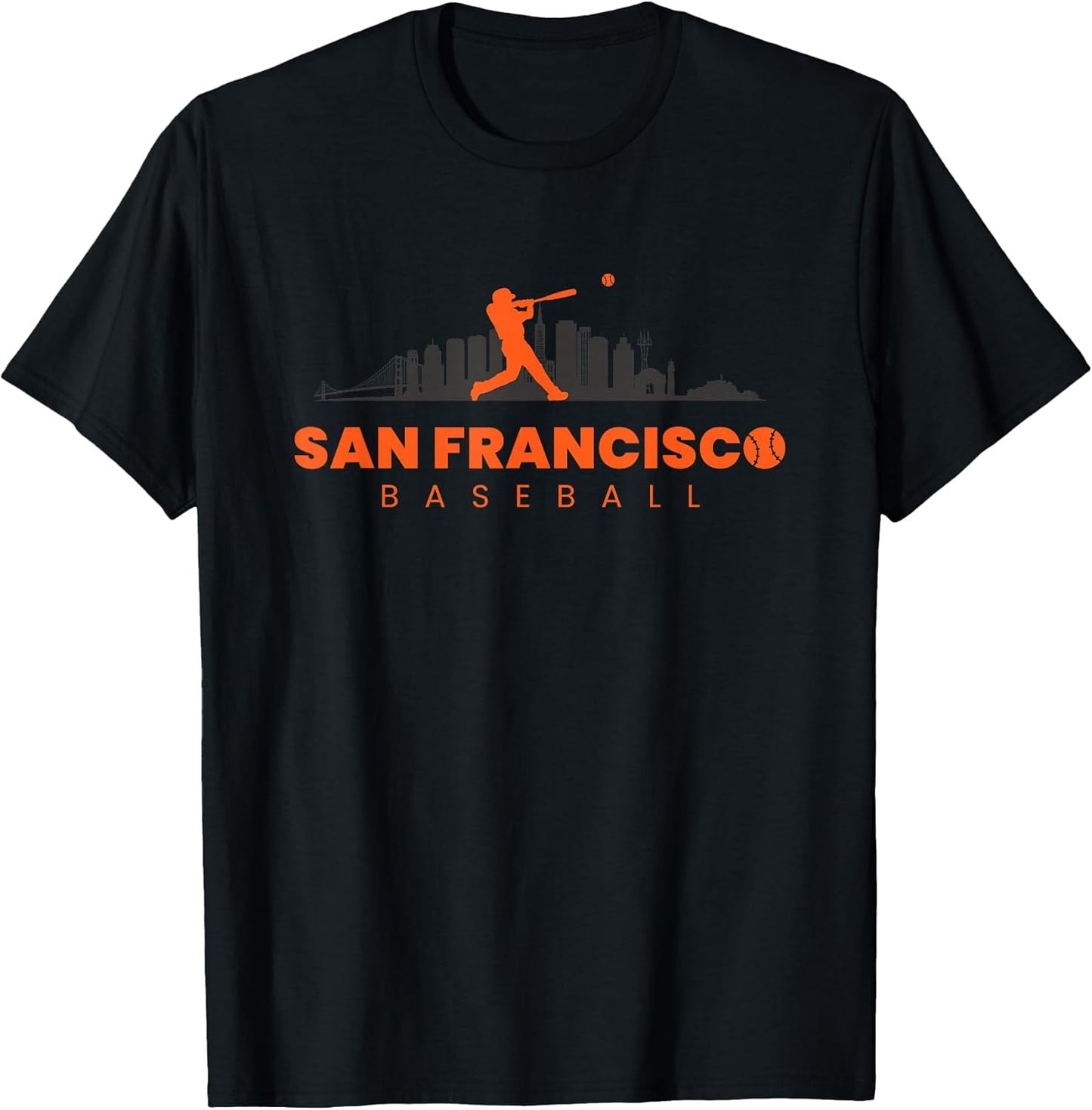 San Francisco Baseball Minimalist Vintage Baseball Lover T-Shirt