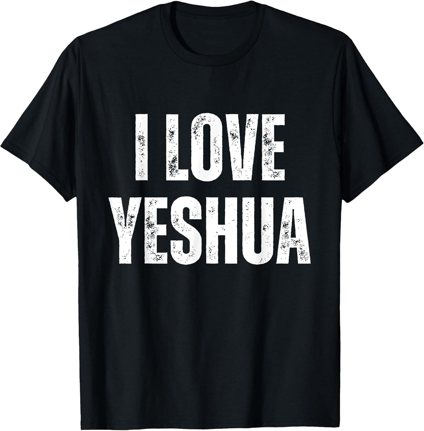 I love Yeshua Jesus Bible Christian Spiritual Vintage Urban T-Shirt