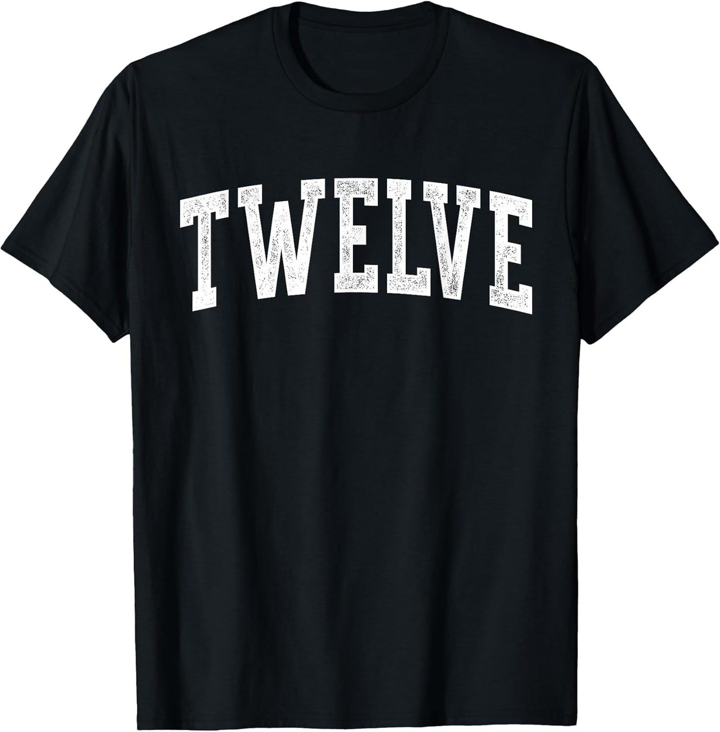 Twelve Minimalist 12th Birthday Design 12-Year-Old T-Shirt