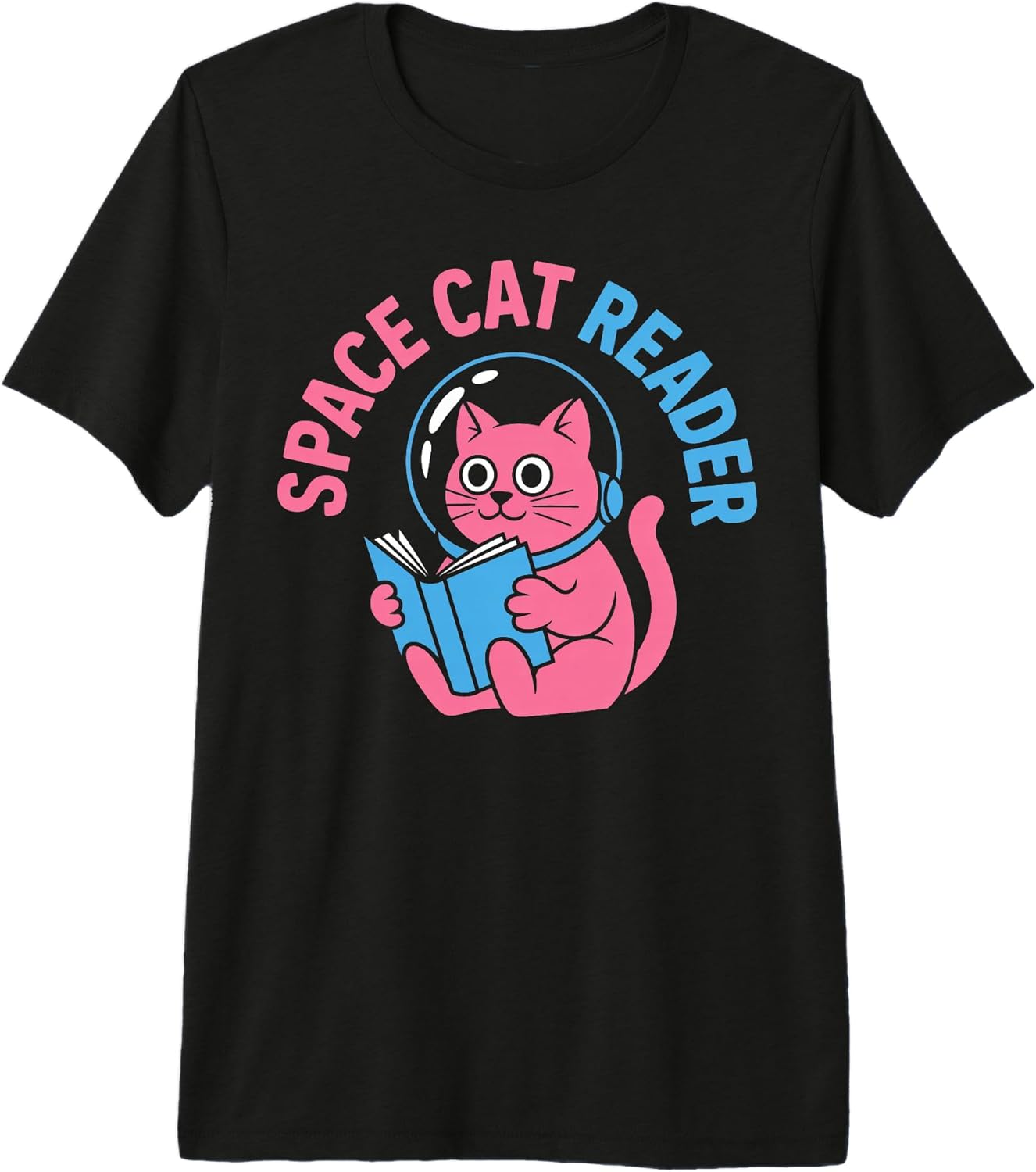 Astronomy Cartoon Enthusiasts Vibrant Feline