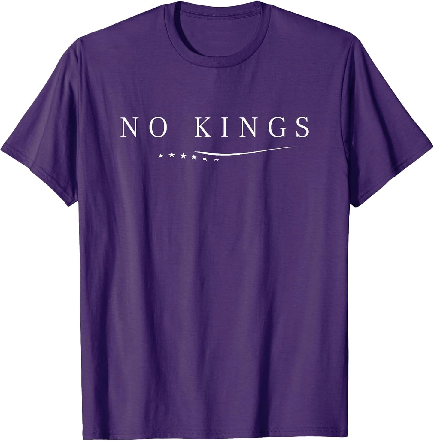 No Kings Subtle Minimalist Small Everyday Use Tee