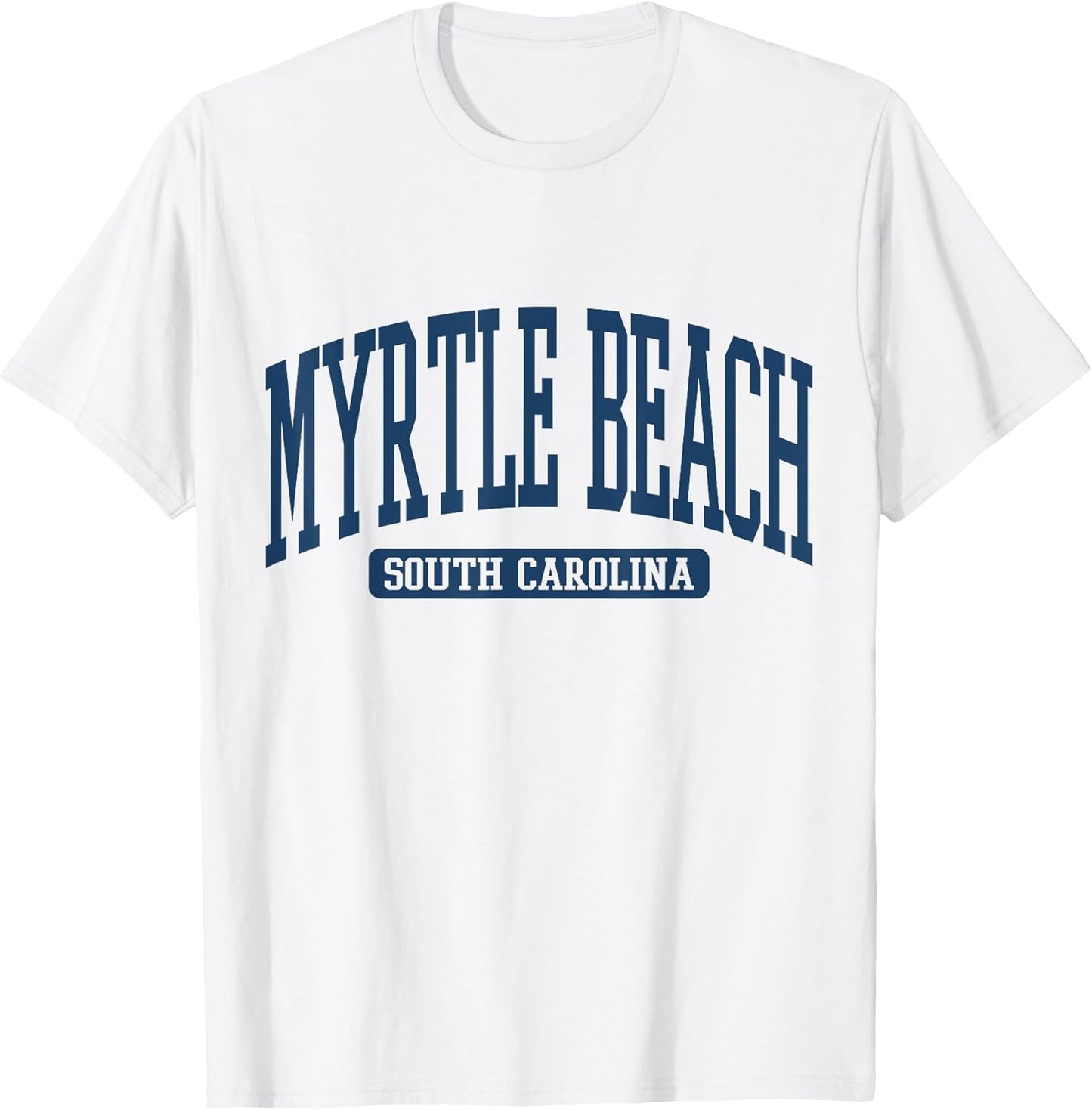 Myrtle Beach South Carolina Souvenir Vintage, Minimalist T-Shirt