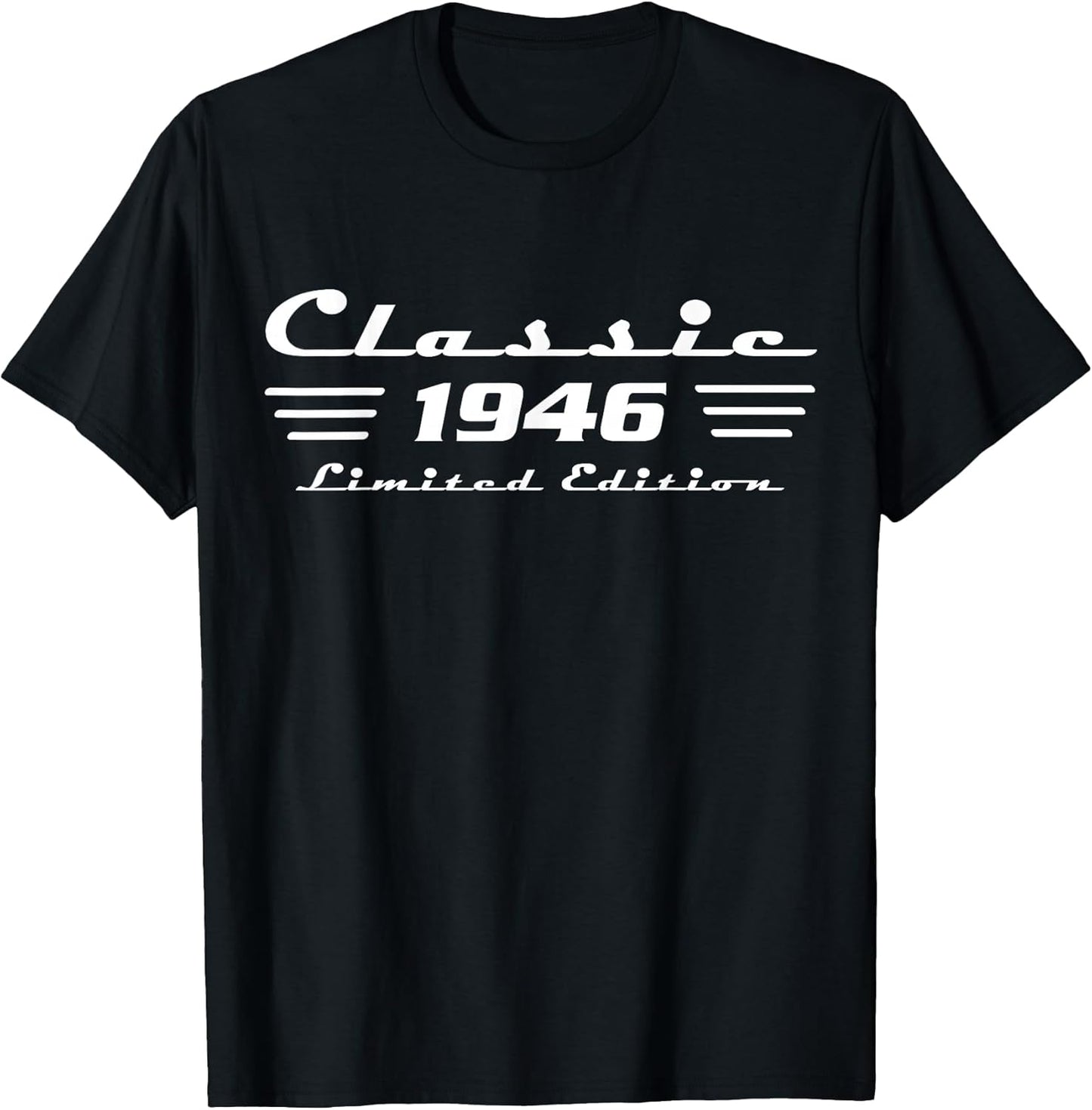 Classic 80 Birthday Decorations Men 80yr 1946 80th Birthday T-Shirt