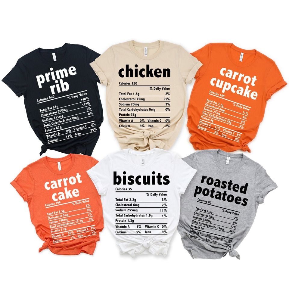 Easter shirt, Easter Nutrition Facts shirt, Food Facts shirt, Carrot Cake shirt