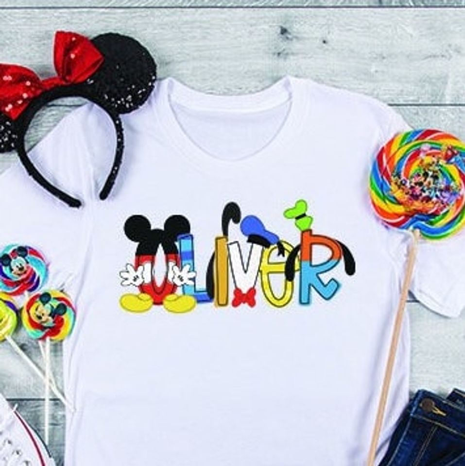 Personalized Vacation Character Name Shirt -Custom Girl Tee- Name Kids Shirt