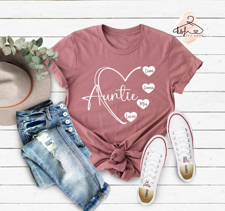 Custom Auntie T-Shirt