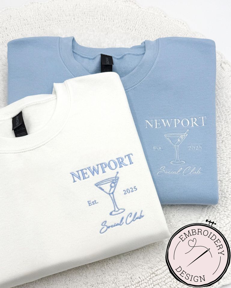 Embroidered Bachelorette Party Sweatshirt: Custom Bridal Shower Gift