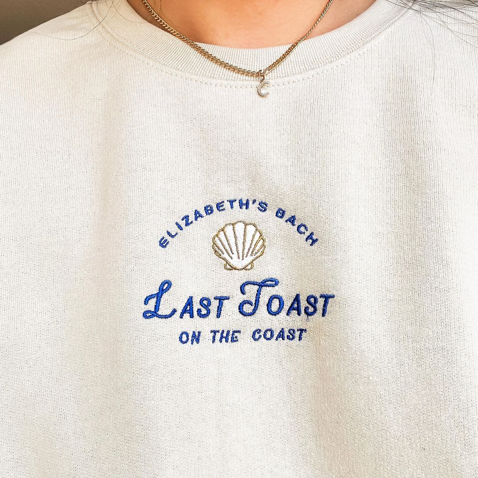 Custom Bachelorette Sweatshirt embroidered, Soociial Clubb, bridal party gift, personalized wedding crewnecks, girls trip merch