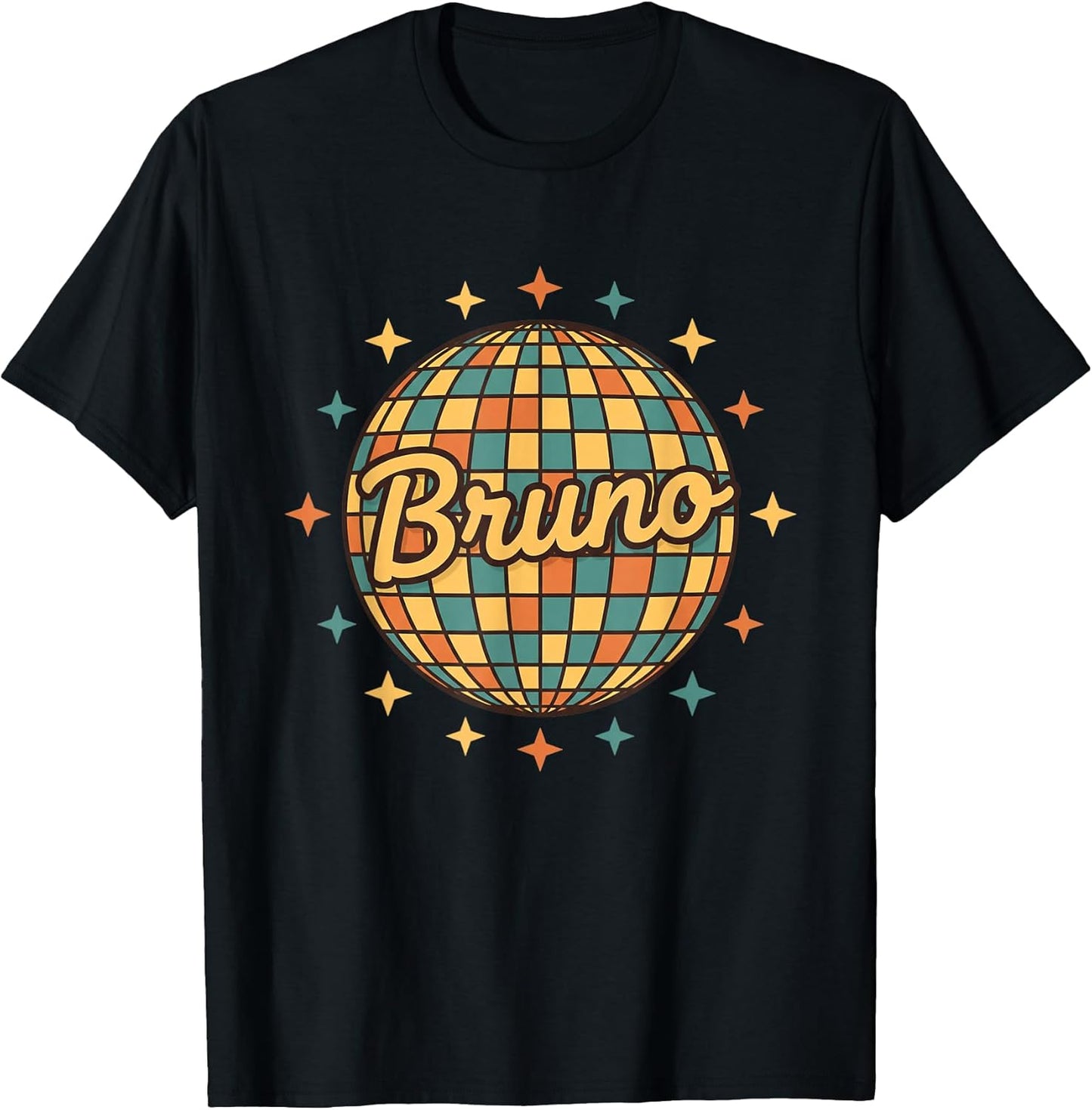 Bruno Retro Disco Name Vintage 70S Nostalgia T-Shirt