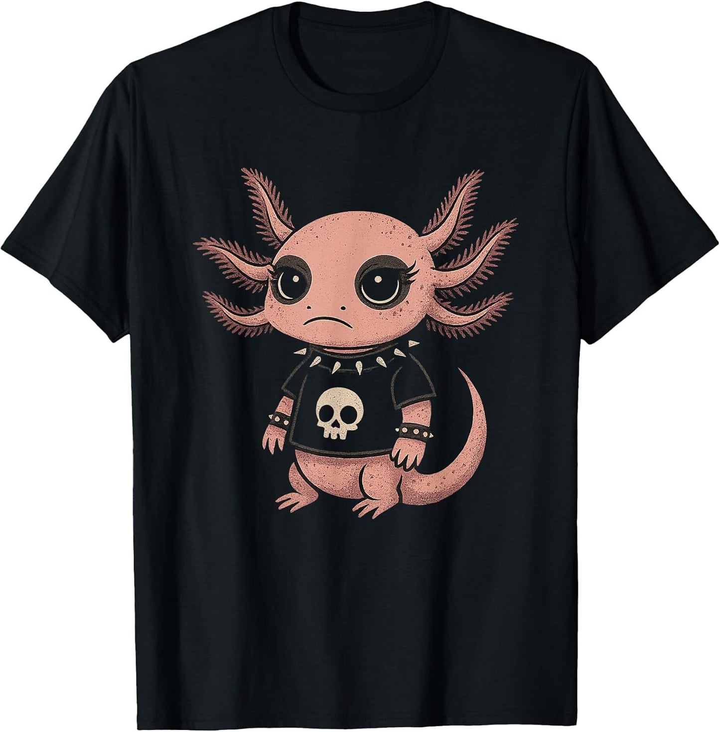 Womens Goth Goth Girls Emo Girl Gothic Emo Axolotl T-Shirt