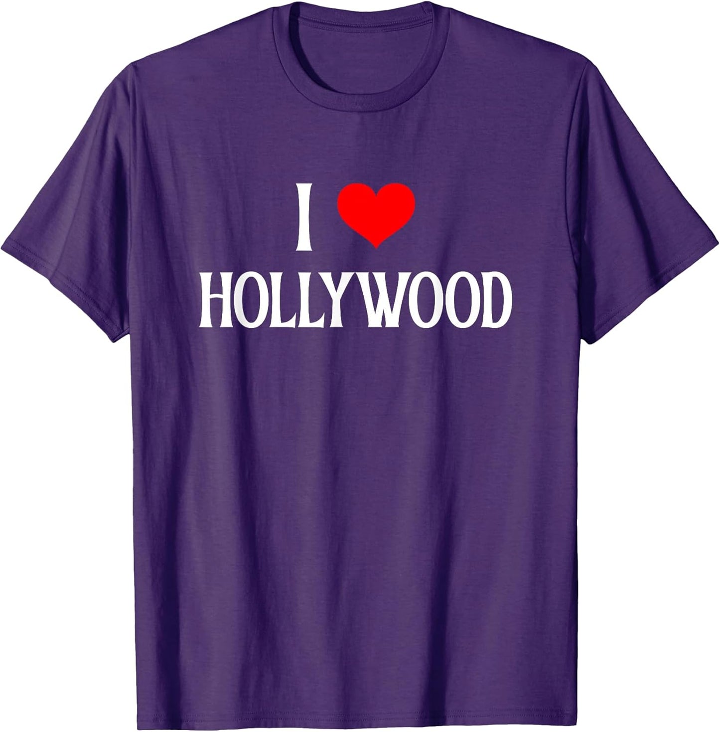 Family Vacation I Love Hollywood CA Travel Apparel
