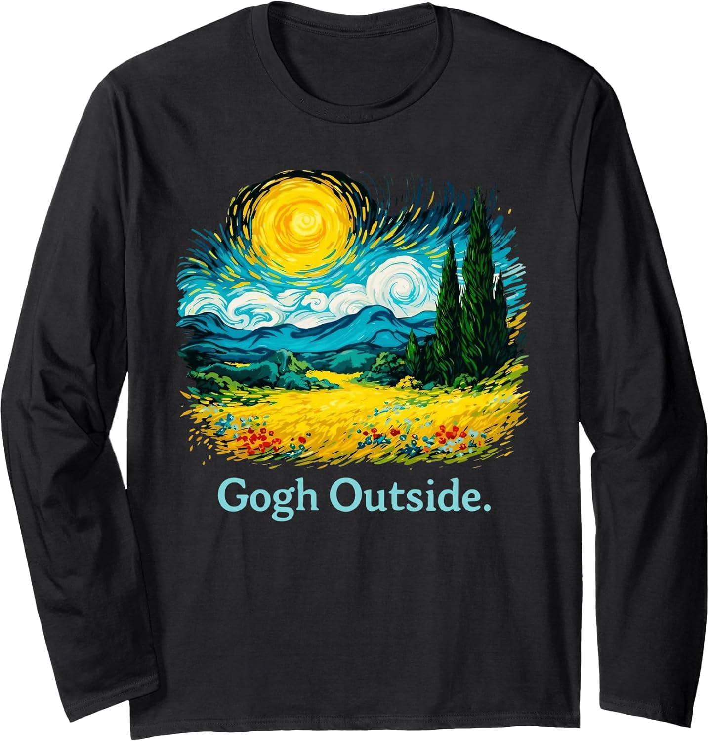 Gogh Outside Starry Night Merch Co.