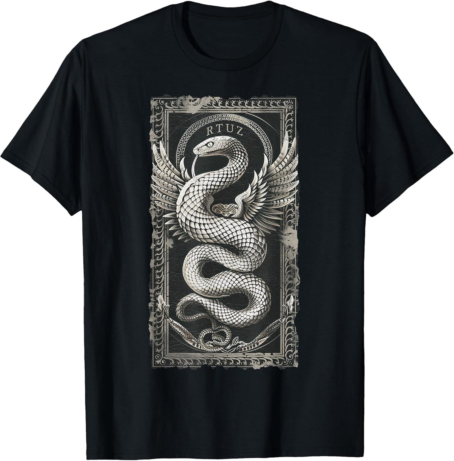 Retro Hip Hop Y2K Vintage Edgy Urban Streetwear Snake T-Shirt
