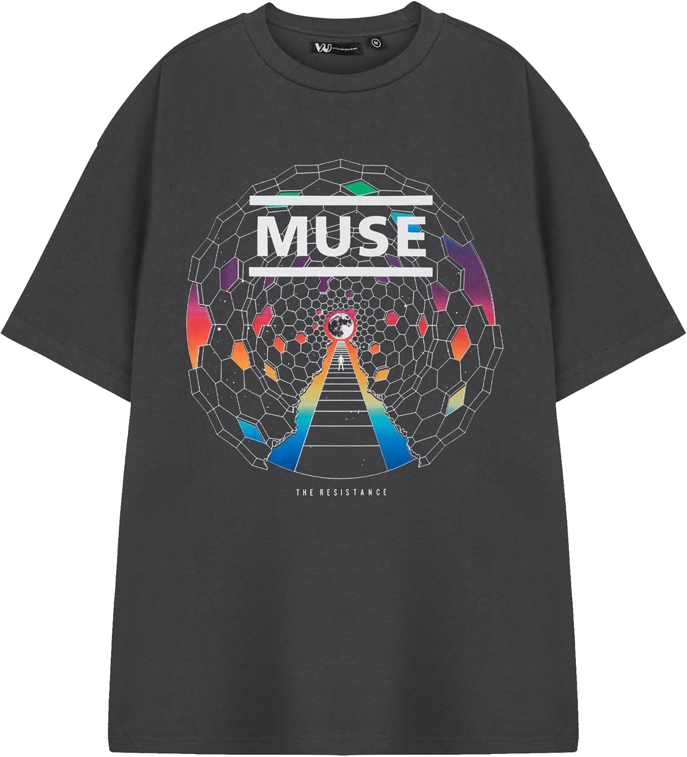 Muse Unisex Black Short Sleeved T-Shirt | Origin of Symmetry Graphic Tee | Music Band Apparel Top