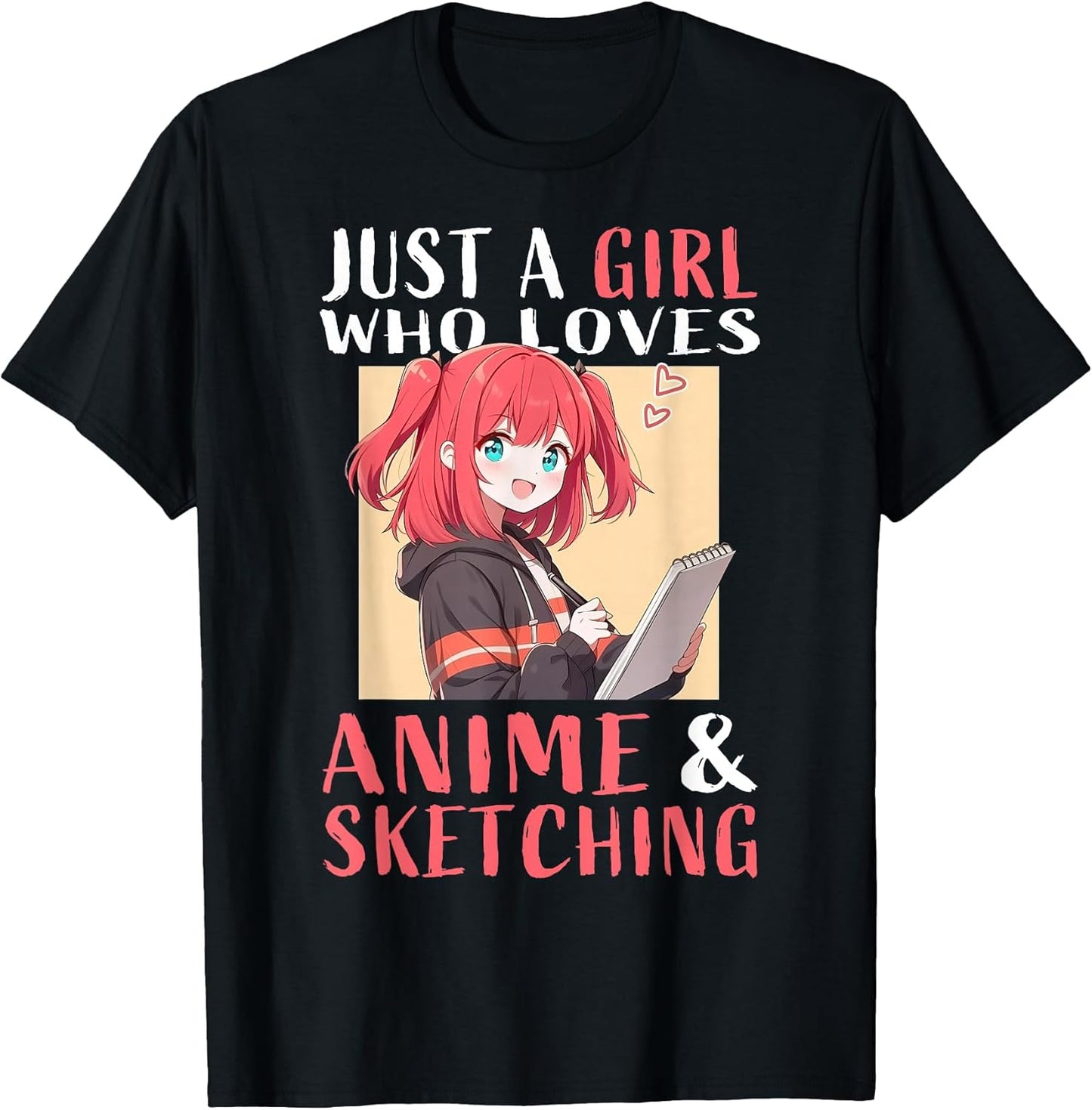 Kawaii Anime Manga Graphic Tees For Women Kids