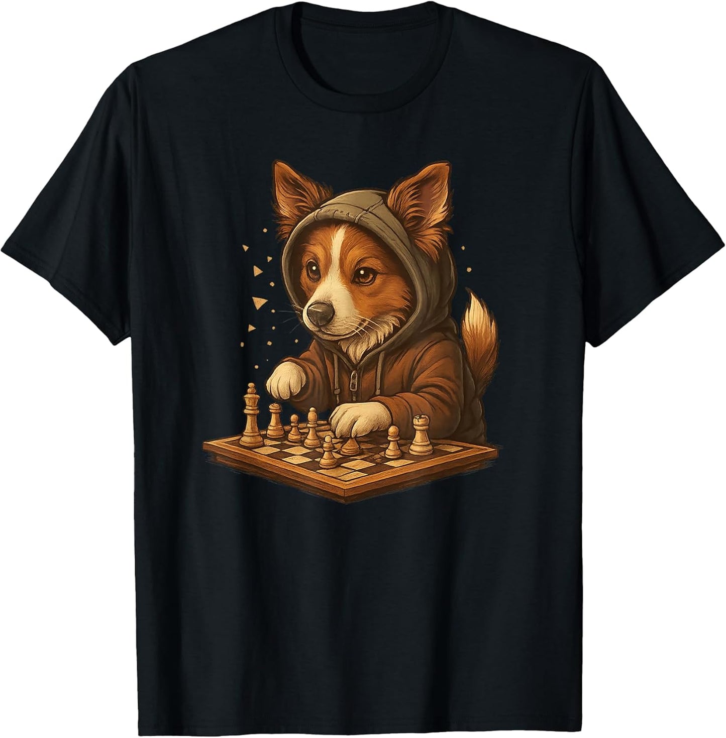 Dog Chess Funny Strategy Pet Lover Shirt T-Shirt