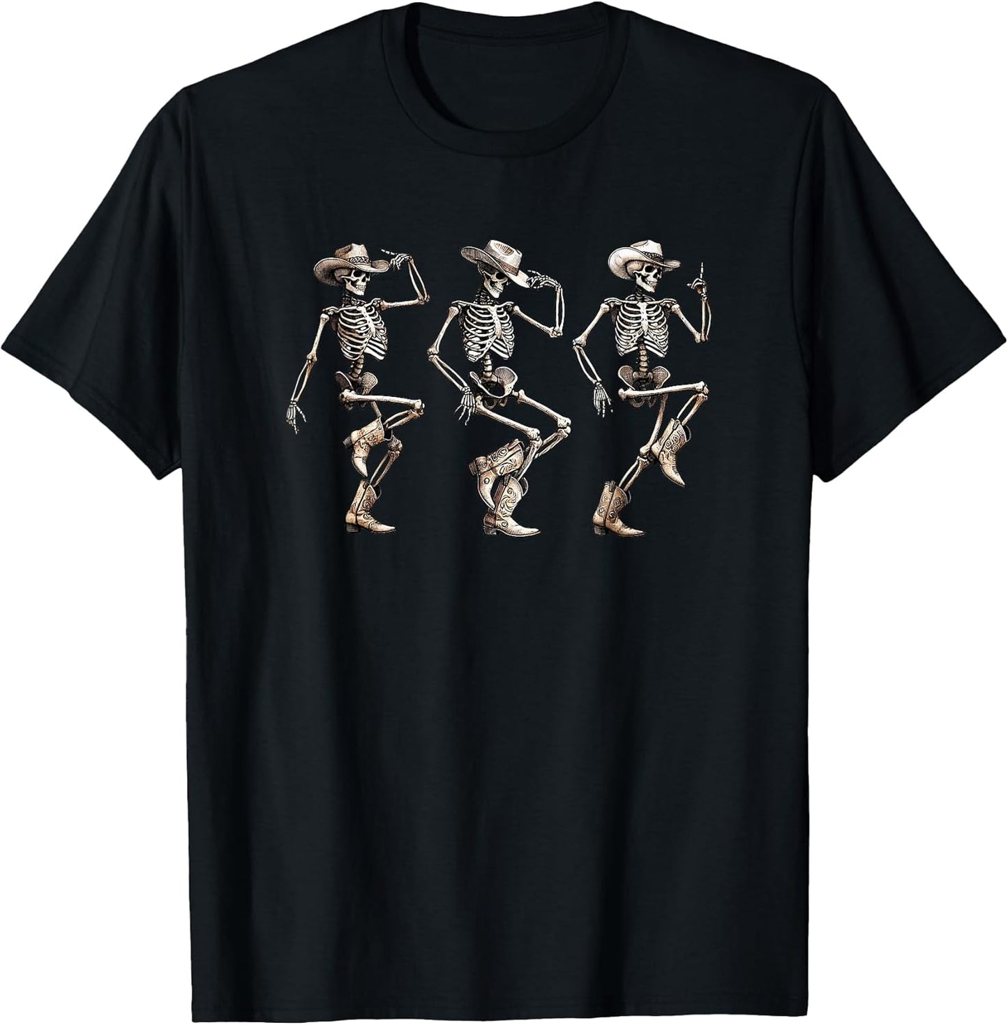 Skeleton Cowboys Line Dancing Halloween Holiday