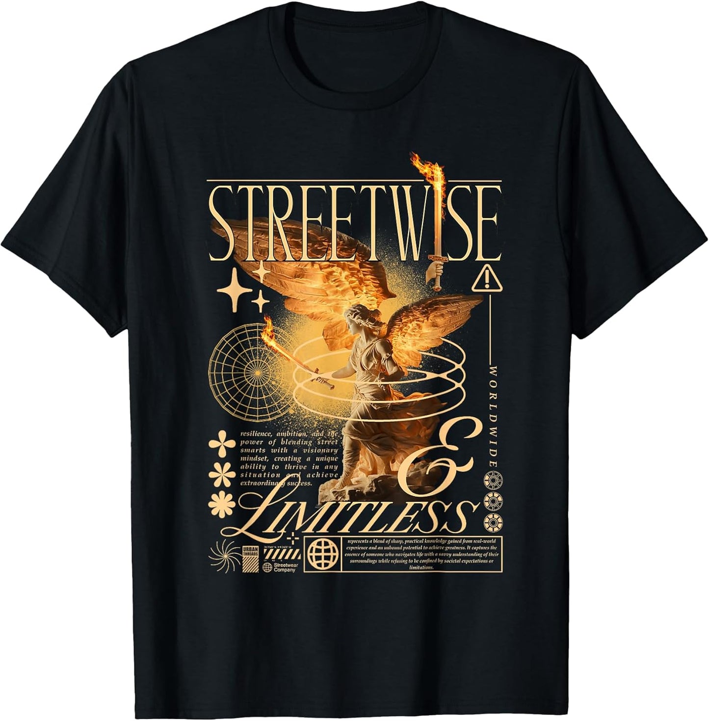 Y2K Streetwise - Bold Urban Graffiti Aesthetic T-Shirt