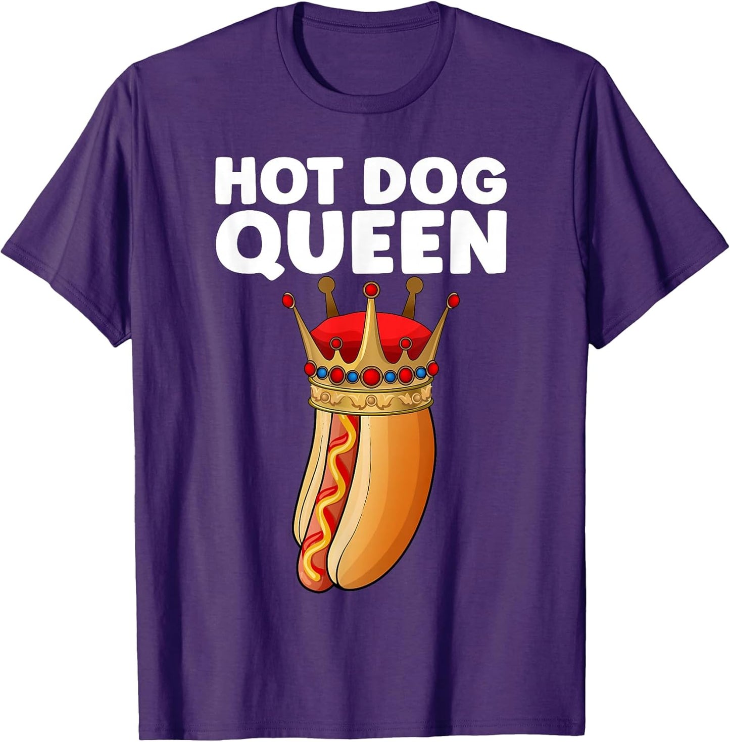 Cute Hot Dog Design For Women Girls Sausage Hotdog Lovers T-Shirt