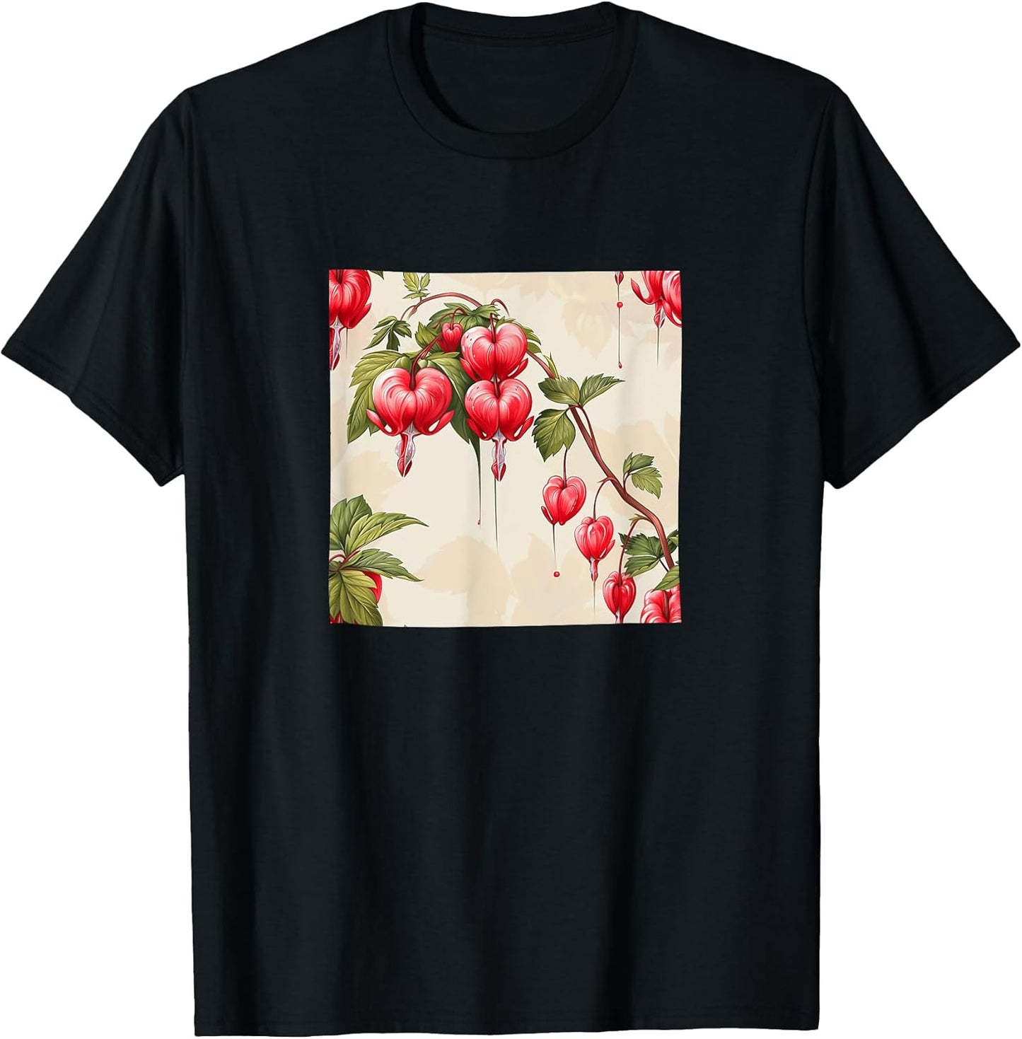 Bleeding Heart Flower Pattern Merch