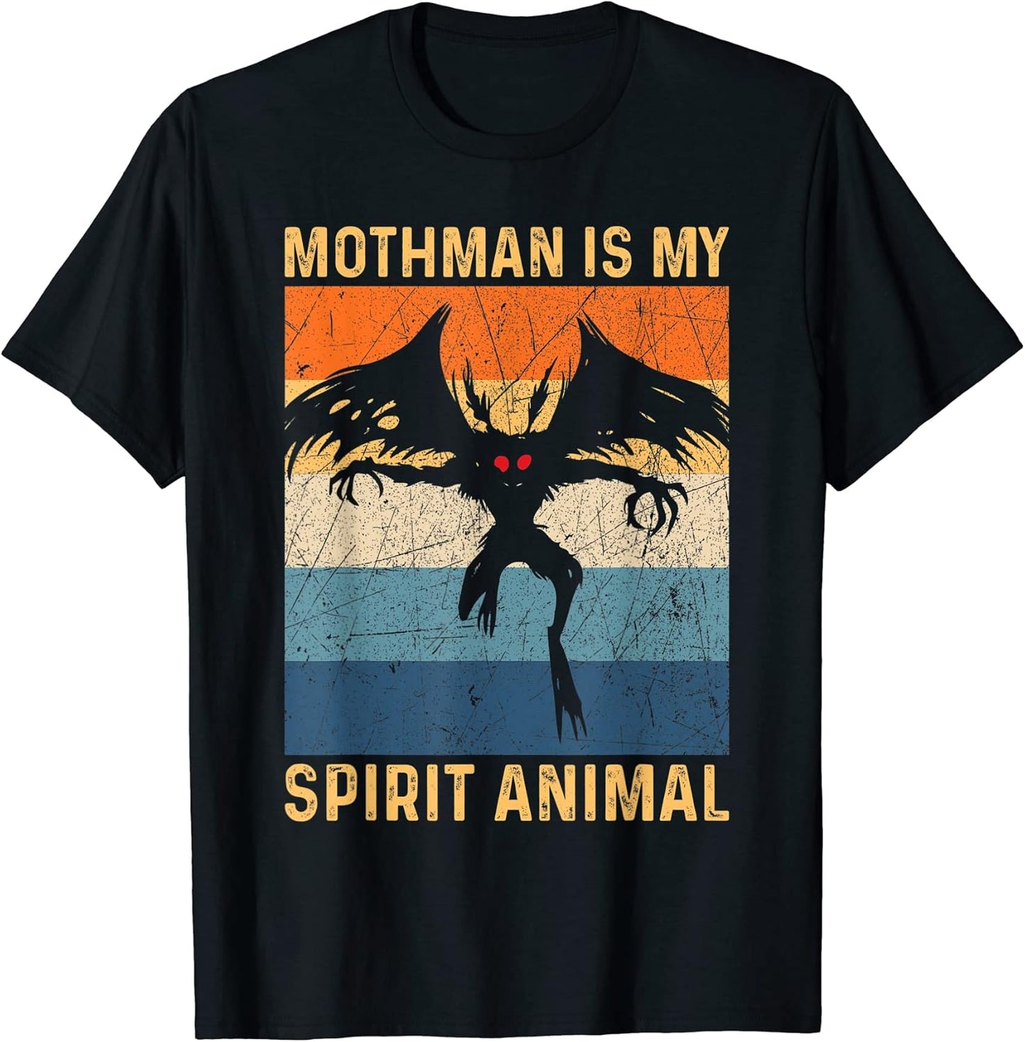 Mothman Is My Spirit Animal! Retro Mothman Gift