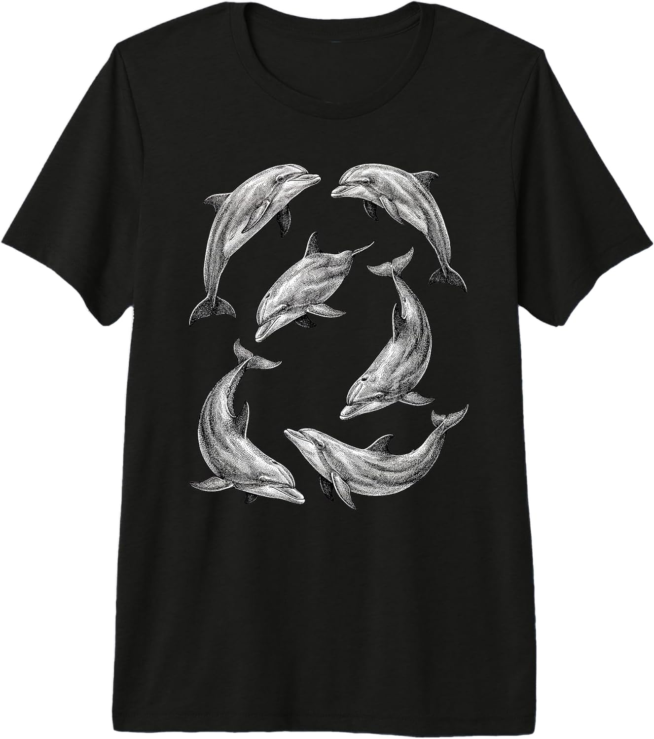 Vintage Dolphin Wildlife Design