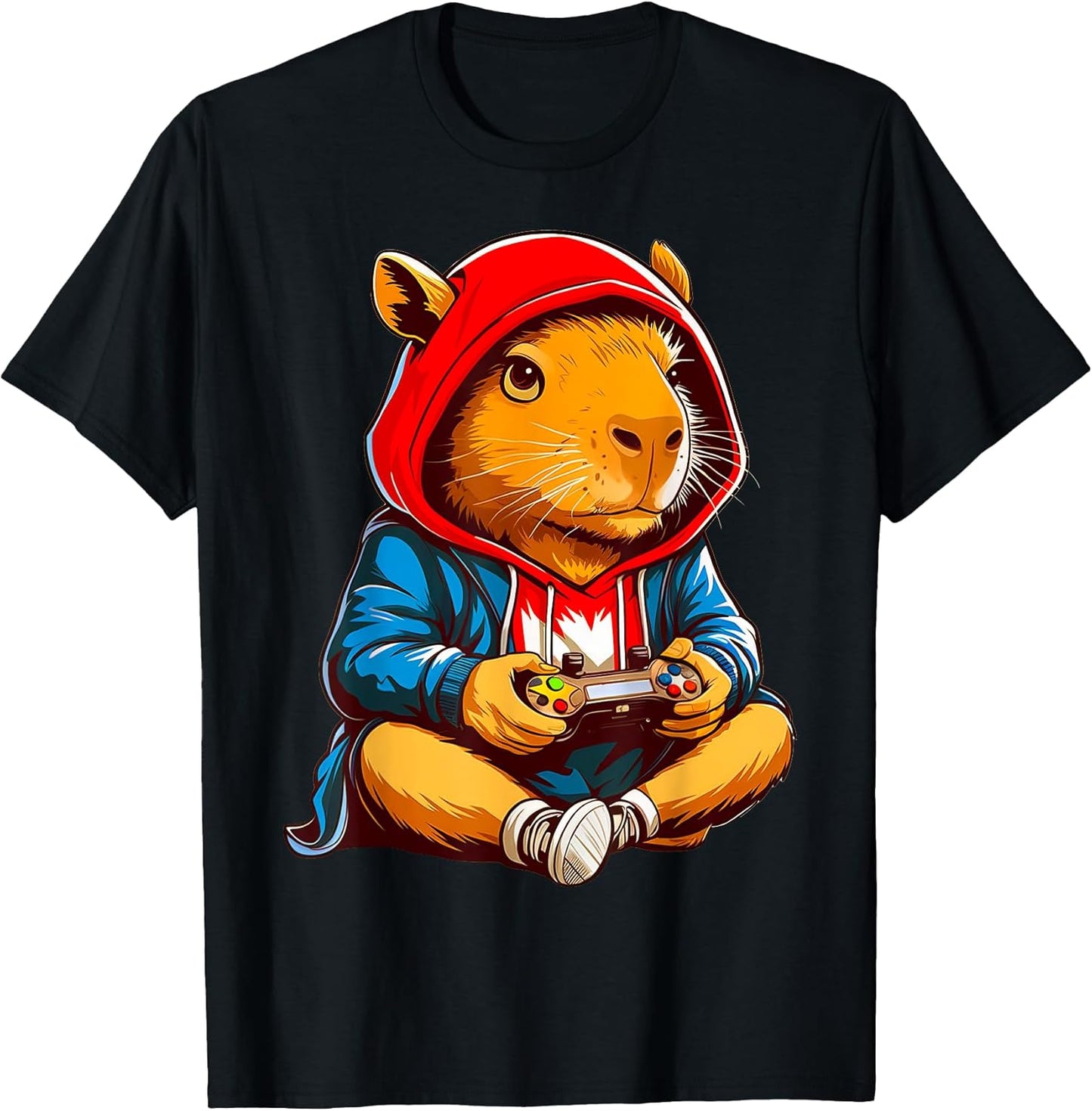 Capybara Shirts Gamer Men Boys Kids Gifts