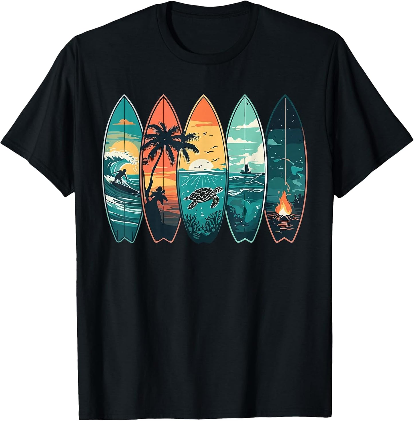 Tropical Wave Surfing Surfboard