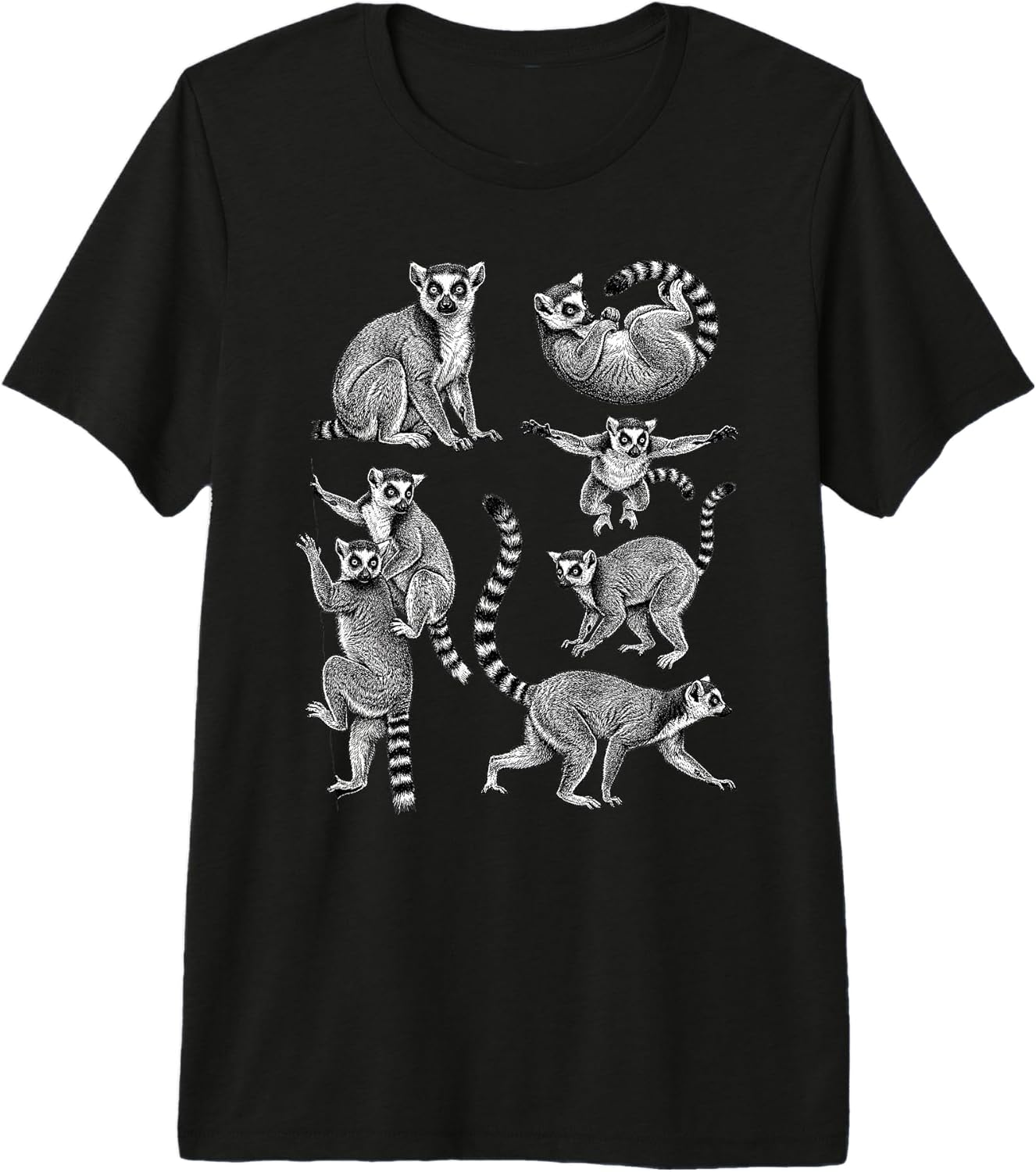 Vintage Lemur Wildlife Design