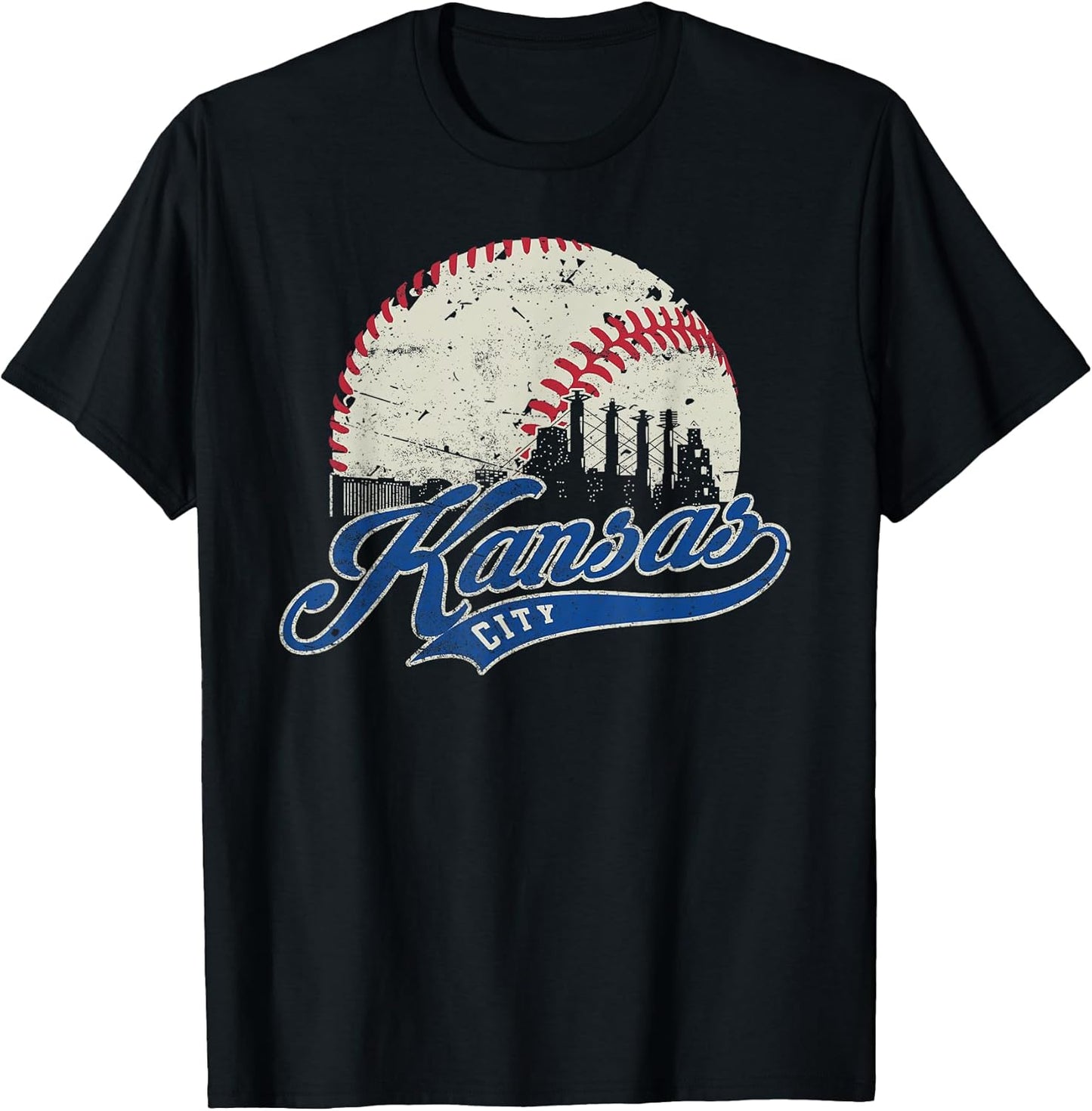 Ottawa Kansas Vintage Patriotic Sports Design T-Shirt