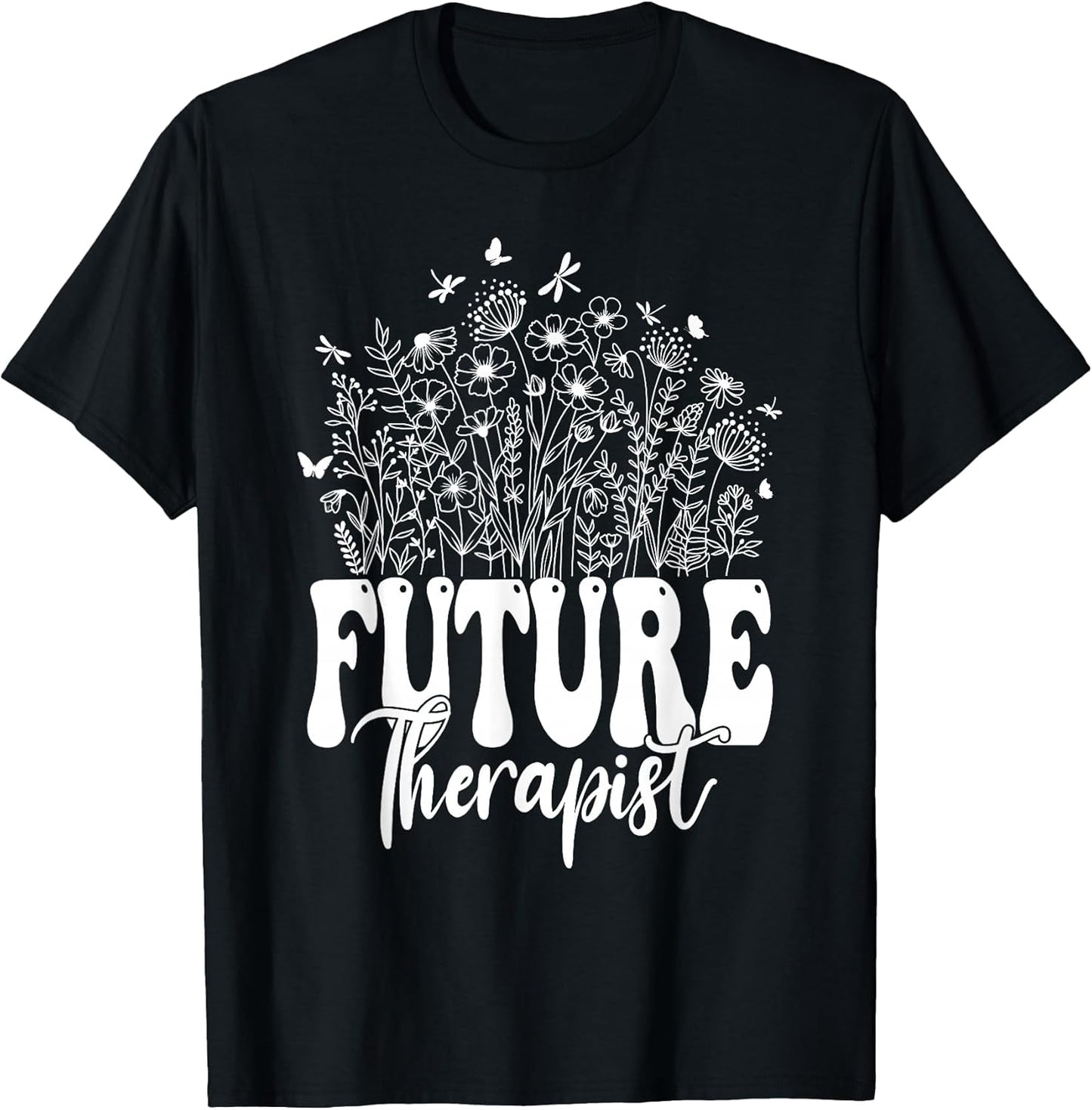 Groovy Future Therapist Retro Wildflower Gifts