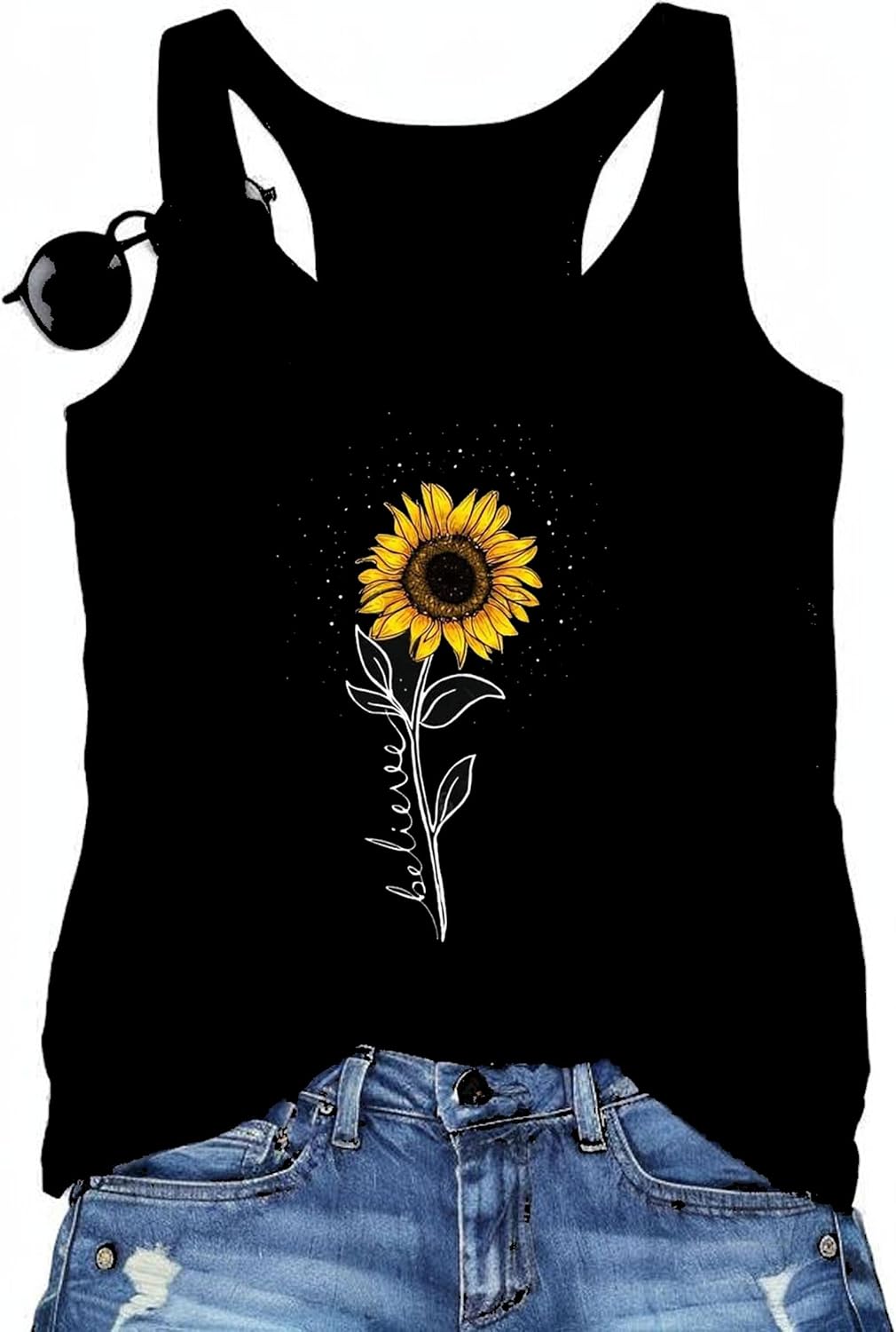 Womens Tank Tops Summer Racerback Graphic Tanks Beach Vacation Tops Loose Running Athletic Sleeveless Shirt Cami 2026