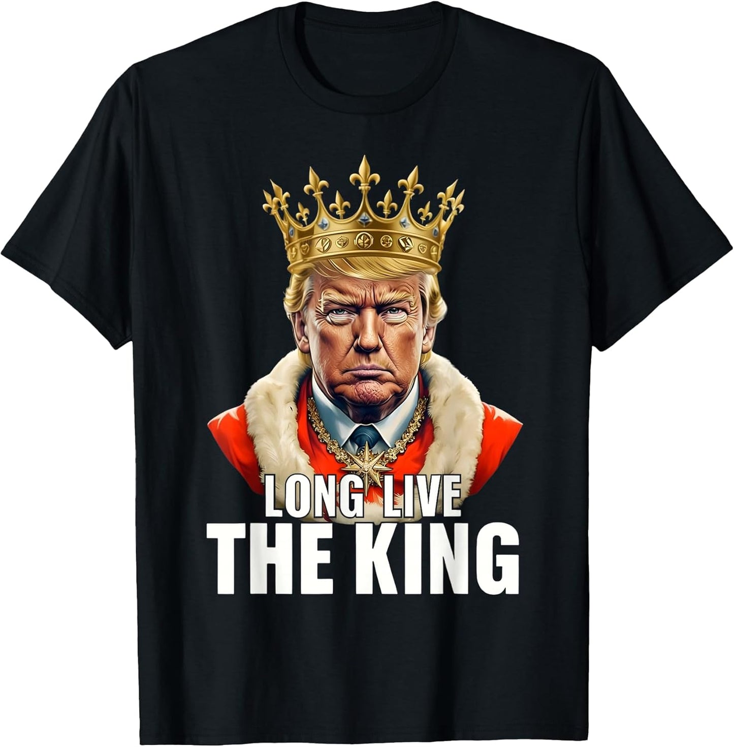 Vintage Trump Long Live The King American Patriotic Retro T-Shirt