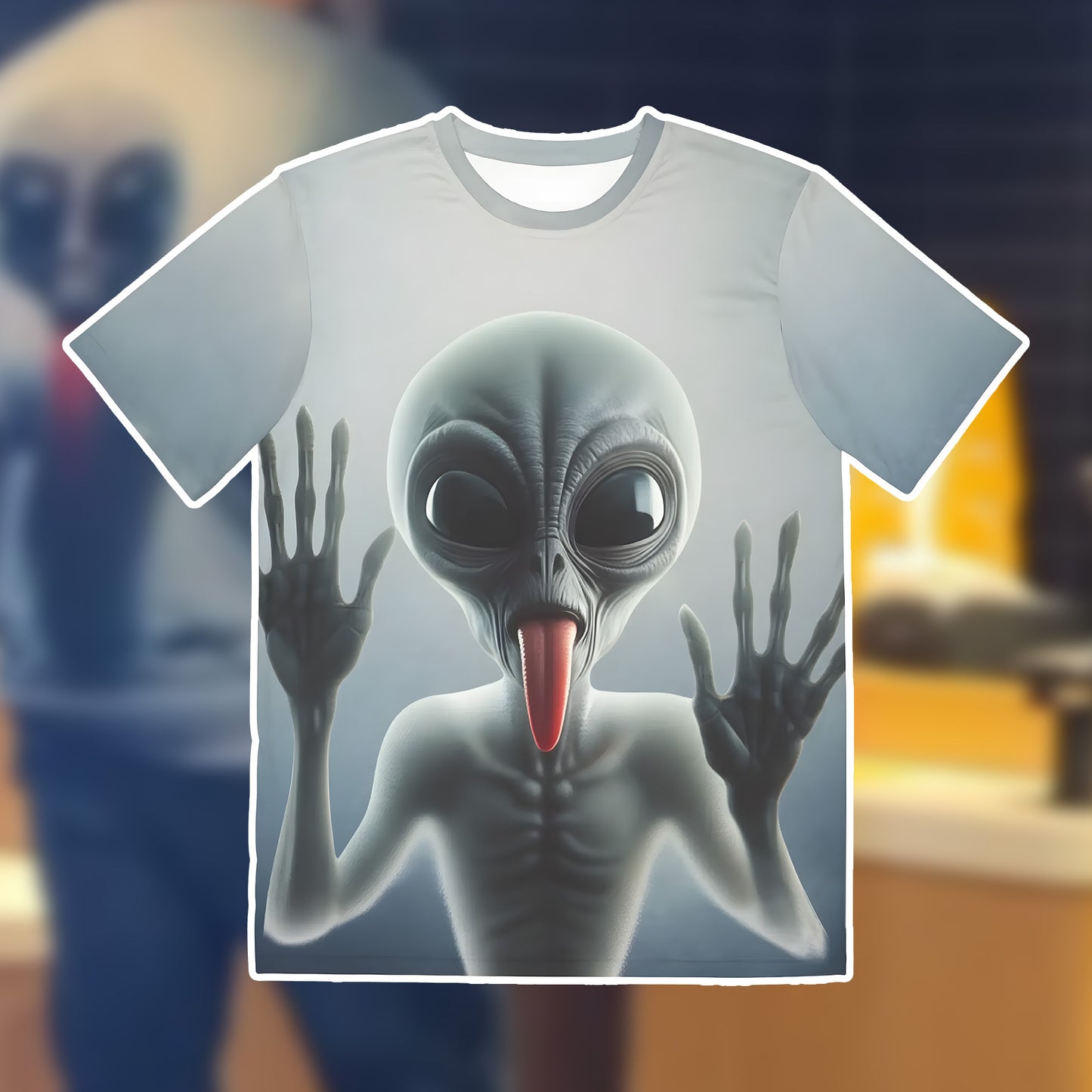 Alien Tongue Out T-Shirt