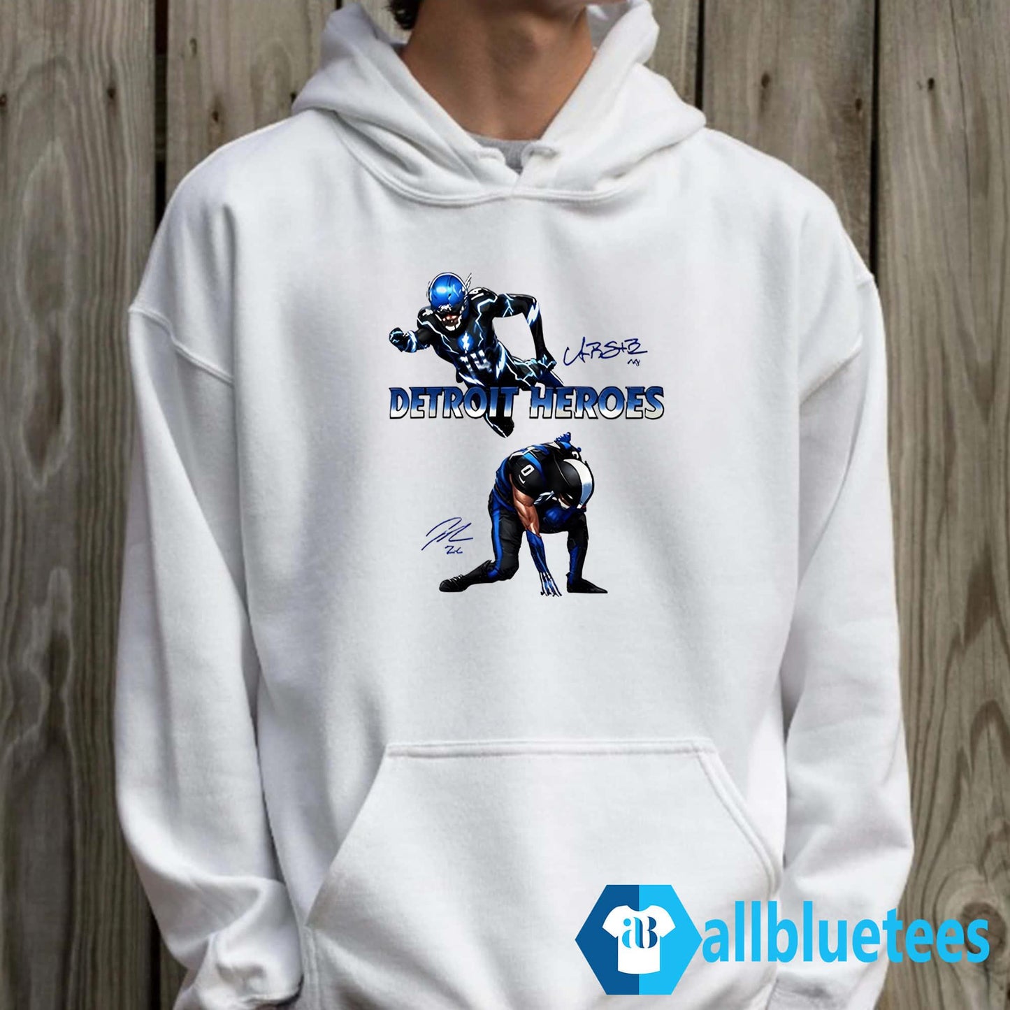 Amon-Ra St. Brown And Jahmyr Gibbs Detroit Heroes Shirt