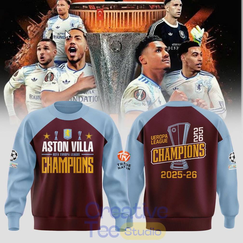 Aston Villa — Europa League Champions Limited Sweatshirt
