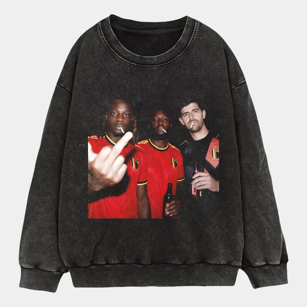 Belgium Football Team Three Wise Drunks Shirt